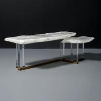 Custom Selenite Crystal Coffee Table, Manner of John Brevard - Sold for $9,600 on 11-16-2025 (Lot 714).jpg